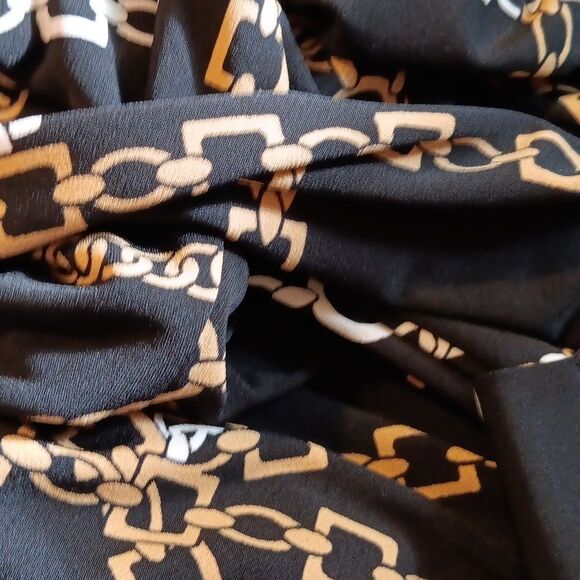 Chico's Soft Knit Dress With Chain Print. Dark Academia , Whimsigoth,  Soft Knit - Picture 10 of 11